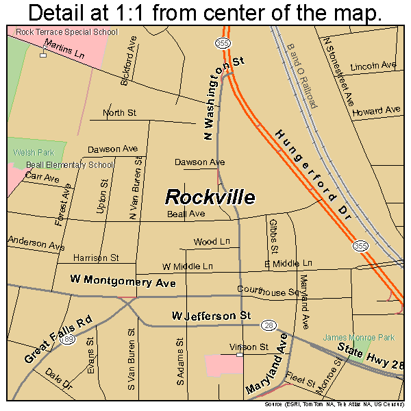 Rockville Md Zip Code Map Map