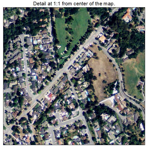 East Foothills, California aerial imagery detail