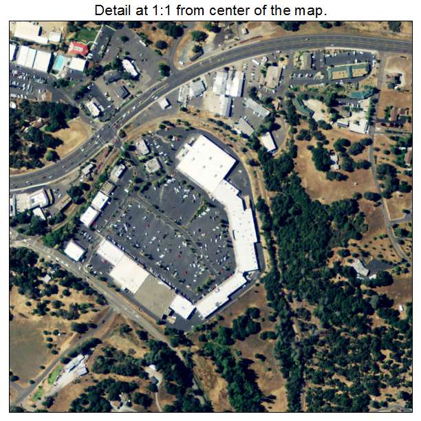 East Sonora, California aerial imagery detail