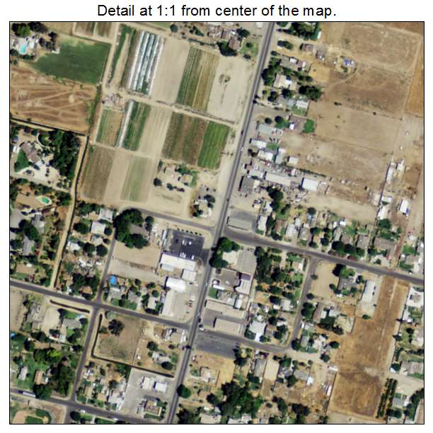 Easton, California aerial imagery detail