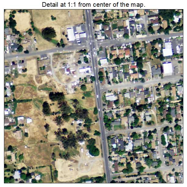 Aerial Photography Map of El Verano, CA California