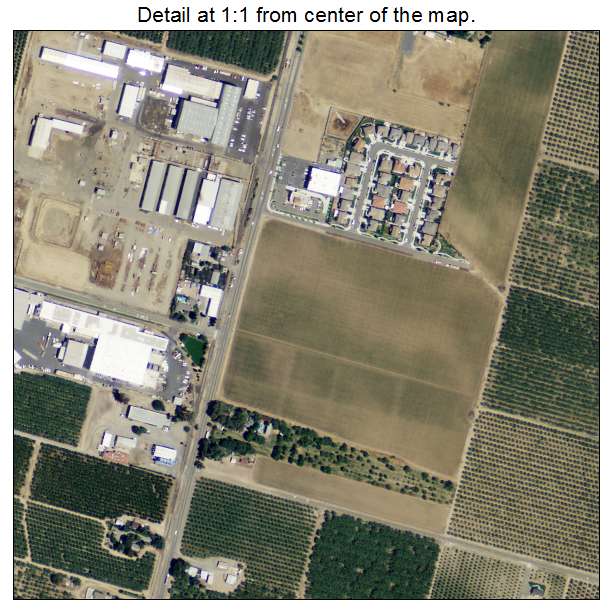 Escalon, California aerial imagery detail