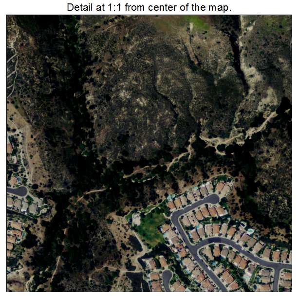 Foothill Ranch, California aerial imagery detail