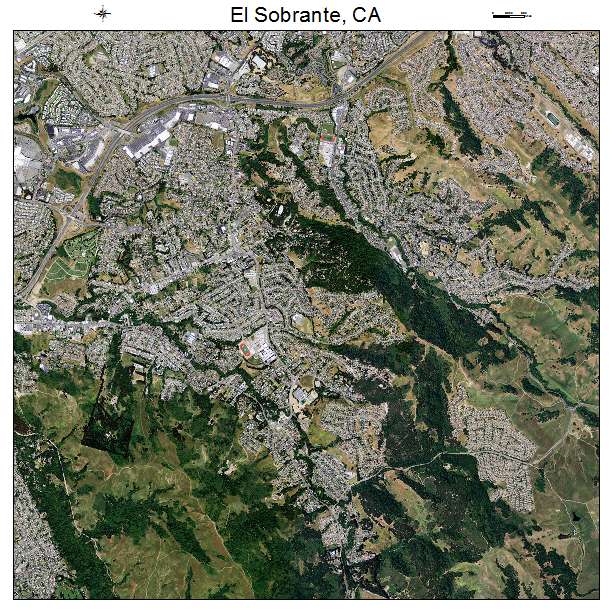 El Sobrante, CA air photo map