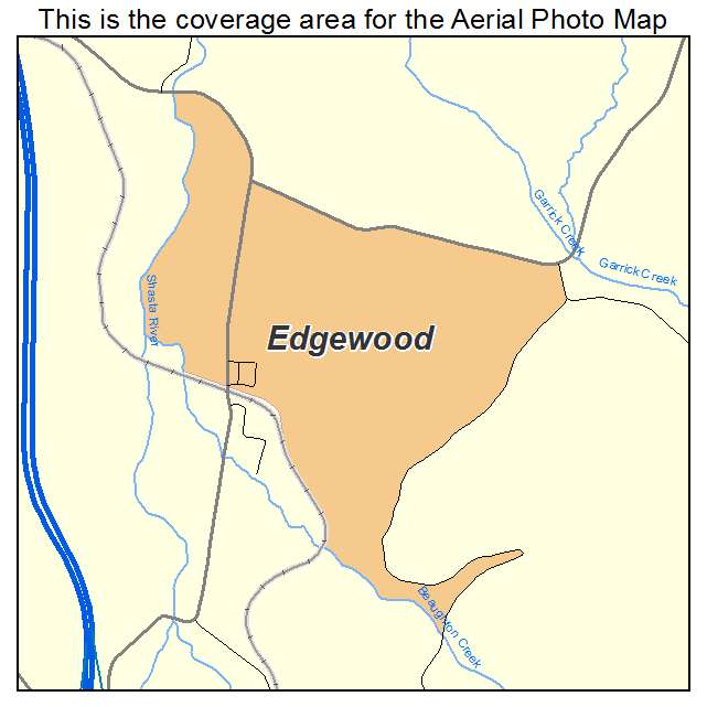 Edgewood, CA location map 