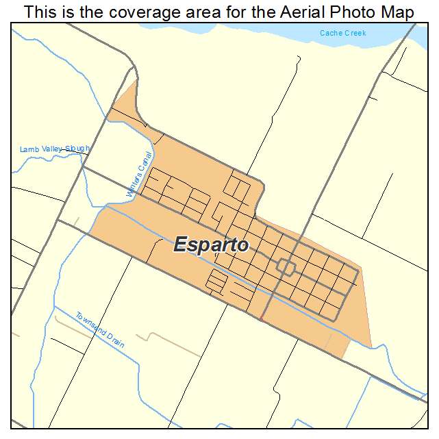 Esparto, CA location map 