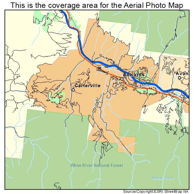 Edwards, CO location map 