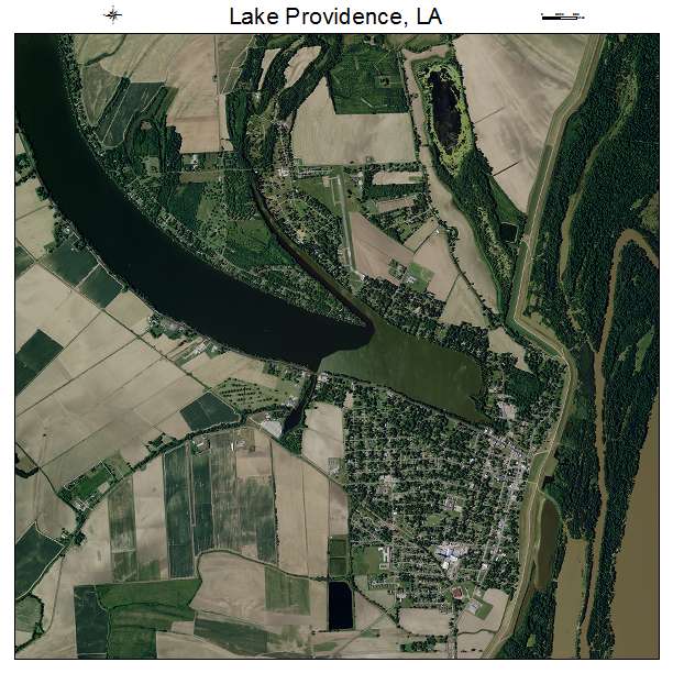 Aerial Photography Map Of Lake Providence La Louisiana