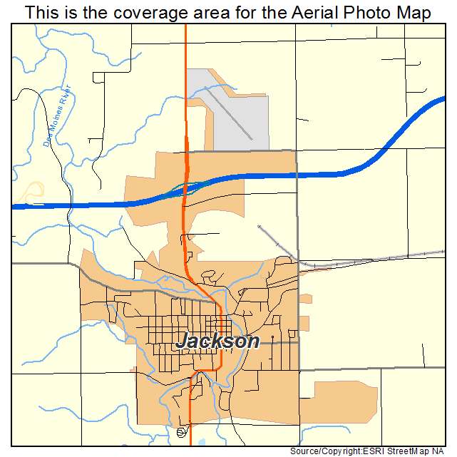 Jackson, MN location map 