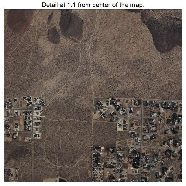 Johnson Lane, Nevada aerial imagery detail
