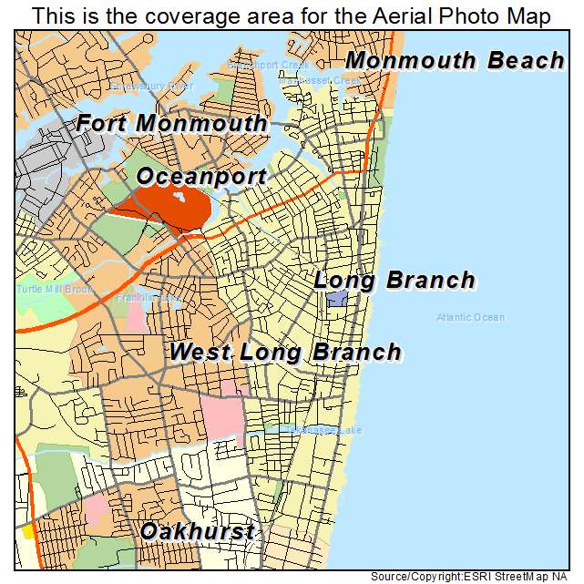 Old maps of Long Branch
