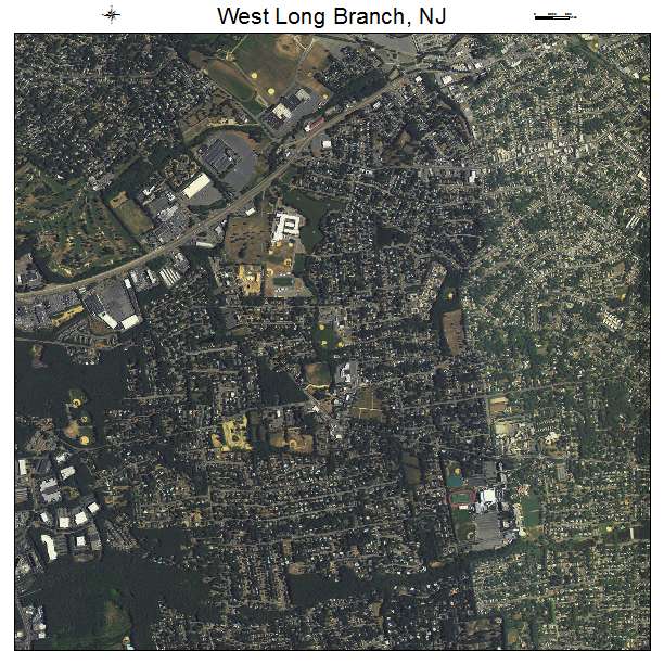 Map of West Long Branch, NJ, New Jersey