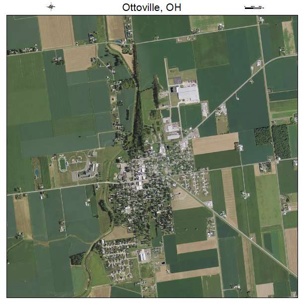 Ottoville, OH air photo map