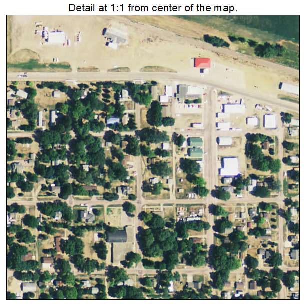 Chancellor, South Dakota aerial imagery detail