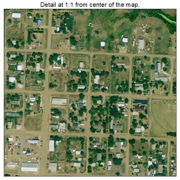 Aerial Photography Map of Reliance, SD South