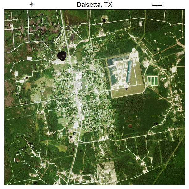 Daisetta, TX air photo map