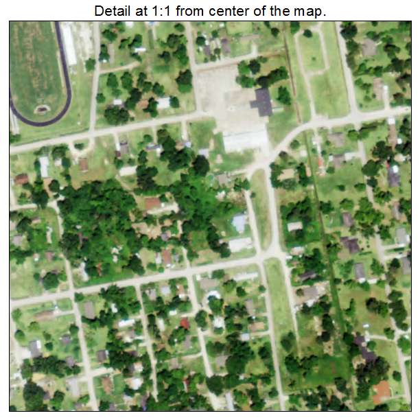 Daisetta, Texas aerial imagery detail