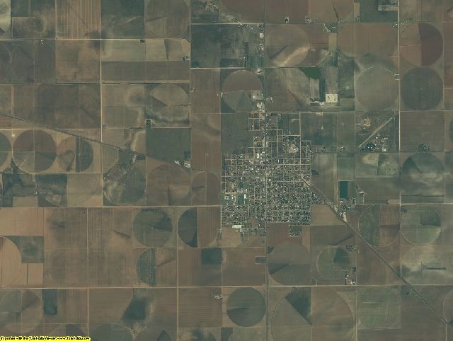 Cochran County, Texas aerial photography