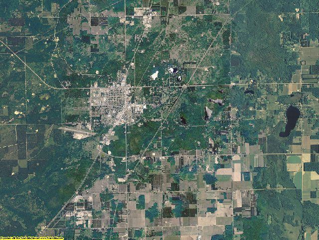 Kalkaska County, Michigan aerial photography