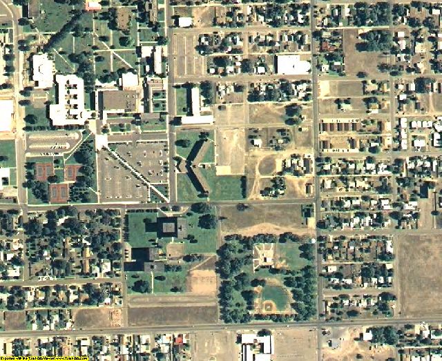 Roosevelt County, NM aerial photography detail