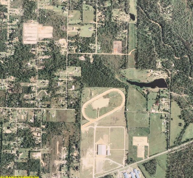 Hancock County, MS aerial photography detail