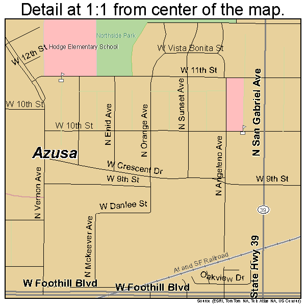 map of azuza        <h3 class=