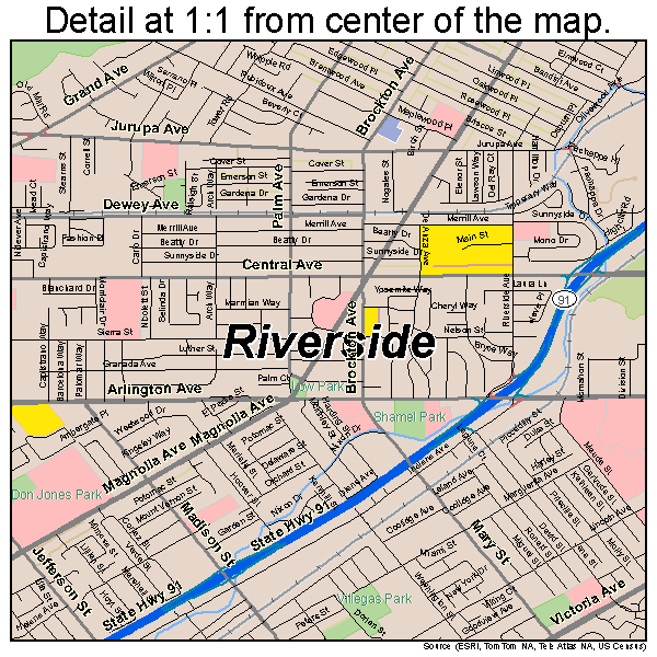Riverside California Map Printable Maps - vrogue.co