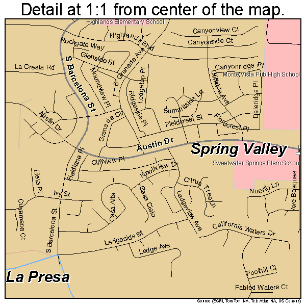 Spring Valley Las Vegas Map