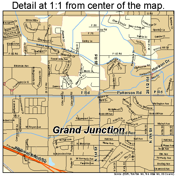 Grand Junction Colorado Zip Code Map - United States Map