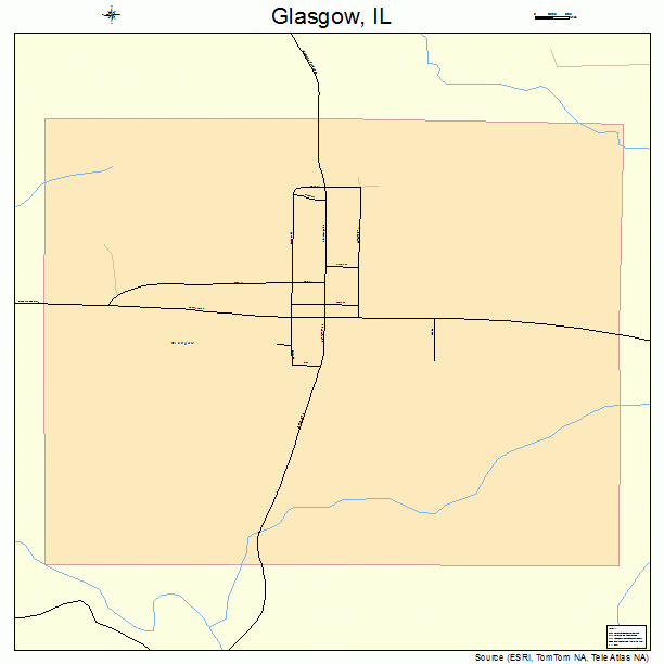 Glasgow, IL street map