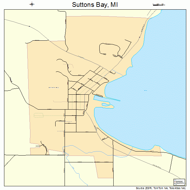 Sault Ste. Marie Michigan Street Map 2671740