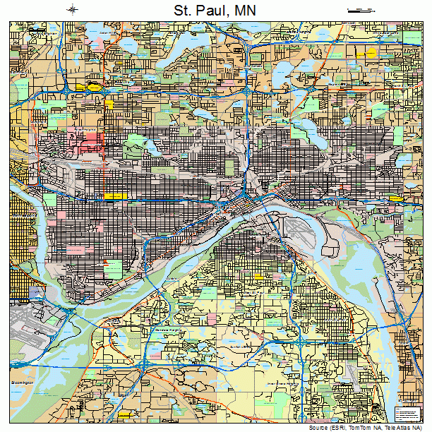 West St. Paul, Minnesota Street Map 2769700