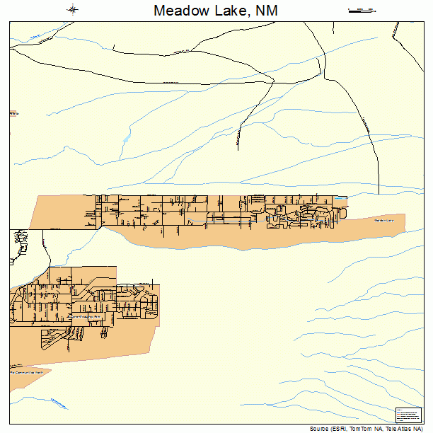 Meadow Lake Map