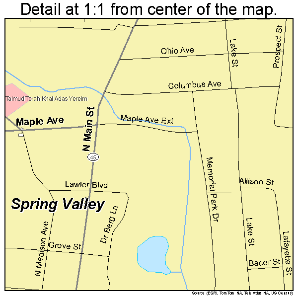 Spring Valley Ny Map - Agnese Latashia