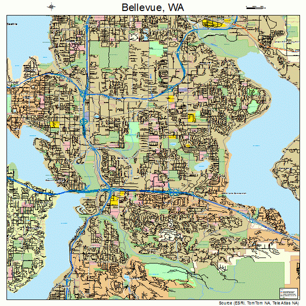 Downtown Bellevue Map