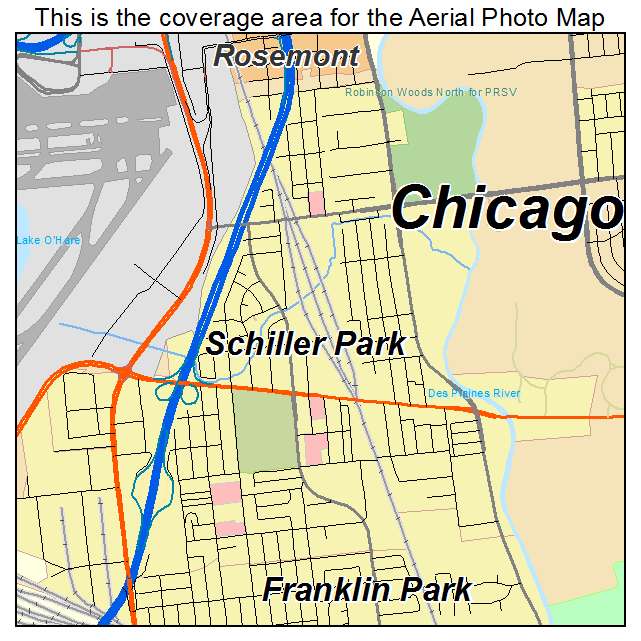 Schiller Park Il Map - Lenna Nicolle