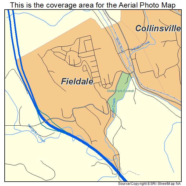 Aerial Photography Map of Fieldale, VA V image